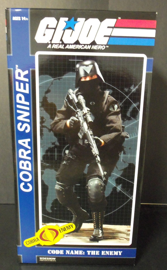 SIDESHOW GI JOE COBRA SNIPER CODE NAME: THE ENEMY 1:6 SCALE FIGURE