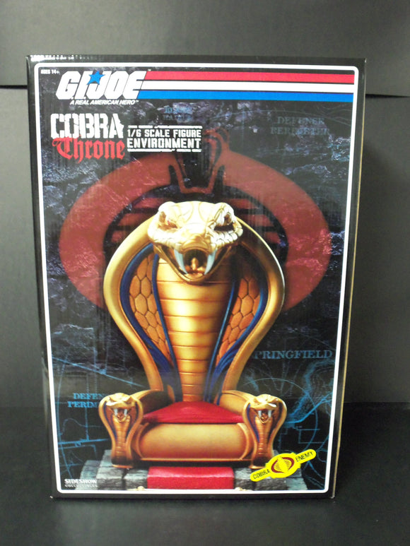 SIDESHOW GI JOE COBRA THRONE 1:6 SCALE FIGURE