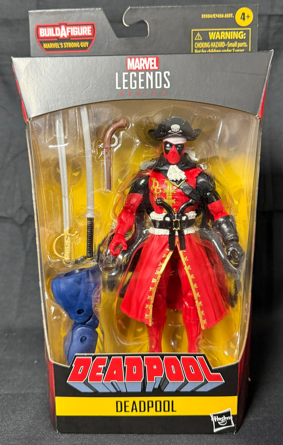 MARVEL DEADPOOL LEGENDS (STRONG GUY BAF) DEADPOOL (PIRATE) 6IN AF