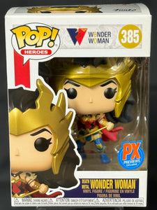 POP HEROES DC DEATH METAL WONDER WOMAN PX VIN FIG W/CHASE