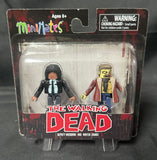 WALKING DEAD MINIMATES SER 6 DEPUTY MICHONNE/WINTER ZOMBIE