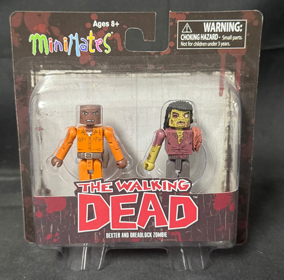 WALKING DEAD MINIMATES SER 3 DEXTER/DREADLOCK ZOMBIE
