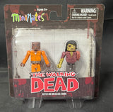 WALKING DEAD MINIMATES SER 3 DEXTER/DREADLOCK ZOMBIE