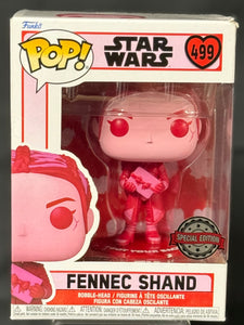 POP STAR WARS 499 VALENTINE FENNEC SHAND EXCLUSIVE