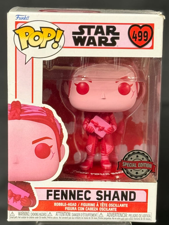 POP STAR WARS 499 VALENTINE FENNEC SHAND EXCLUSIVE