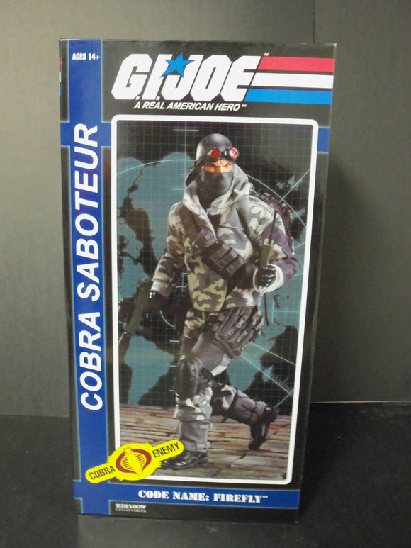 SIDESHOW GI JOE COBRA SABOTEUR CODE NAME: FIREFLY 1:6 SCALE FIGURE
