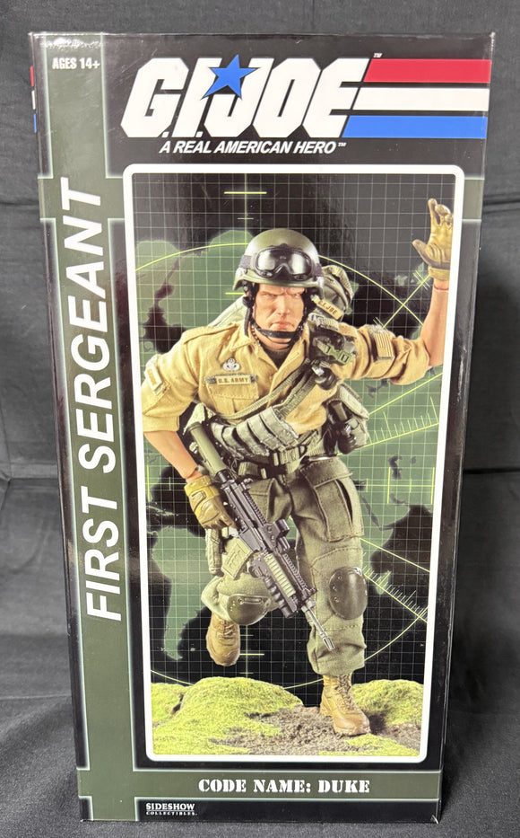 SIDESHOW GI JOE FIRST SERGEANT CODE NAME: DUKE 1:6 SCALE FIGURE
