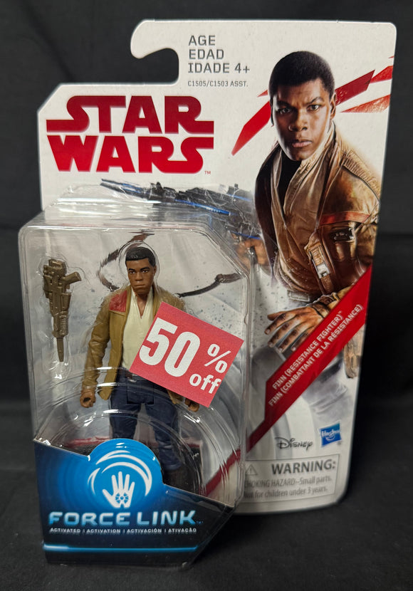 STAR WARS GALAXY EP8 COLLECTION FINN (RESISTANCE FIGHTER) 3.75IN AF