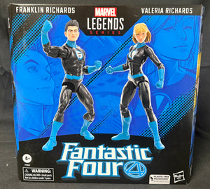 MARVEL LEGENDS FRANKLIN & VALERIA RICHARDS 2-PACK 6IN AF