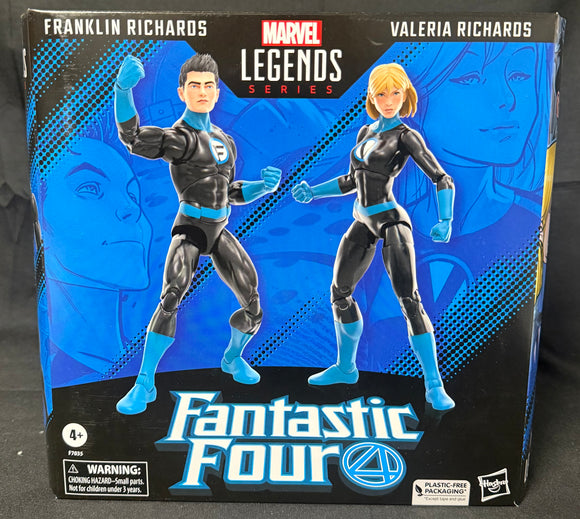 MARVEL LEGENDS FRANKLIN & VALERIA RICHARDS 2-PACK 6IN AF