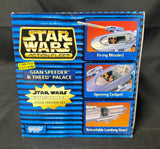 STAR WARS 1998 ACTION FLEET GIAN SPEEDER AND THEED PALACE