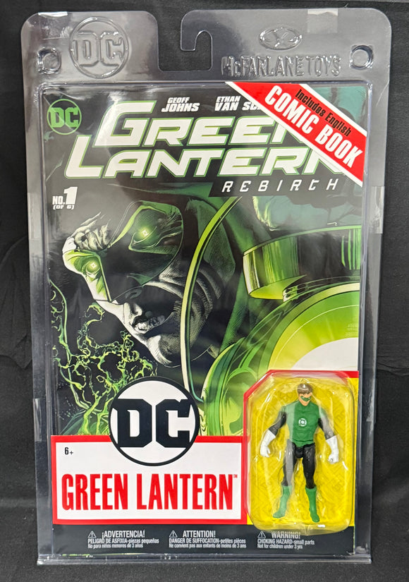 DC PAGE PUNCHERS GREEN LANTERN W/GREEN LANTERN REBIRTH #1 3IN AF