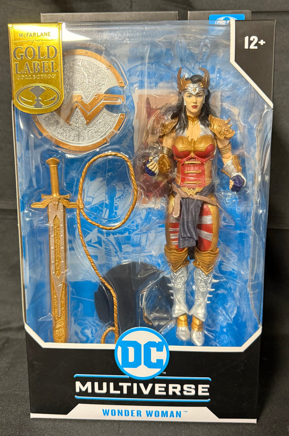 DC MULTIVERSE WONDER WOMAN BY TODD MCFARLANE GOLD LABEL 7IN AF