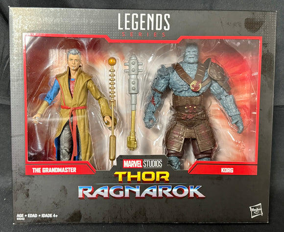MARVEL LEGENDS 80TH ANNIV GRANDMASTER KORG SET 6IN AF