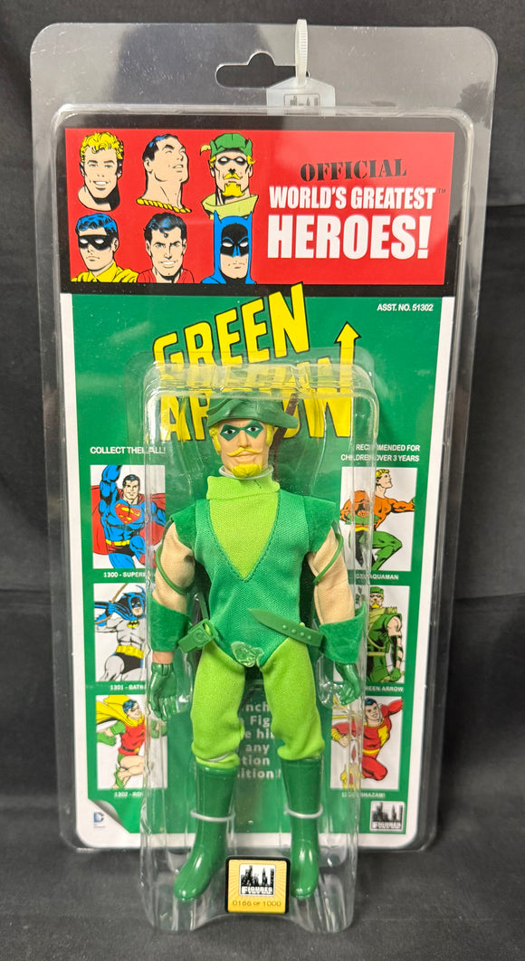 DC WORLDS GREATEST HEROES RETRO SER 2 GREEN ARROW 8IN AF