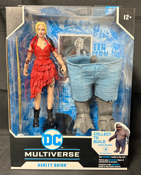 DC SUICIDE SQUAD (KING SHARK BAF) HARLEY QUINN 7IN AF