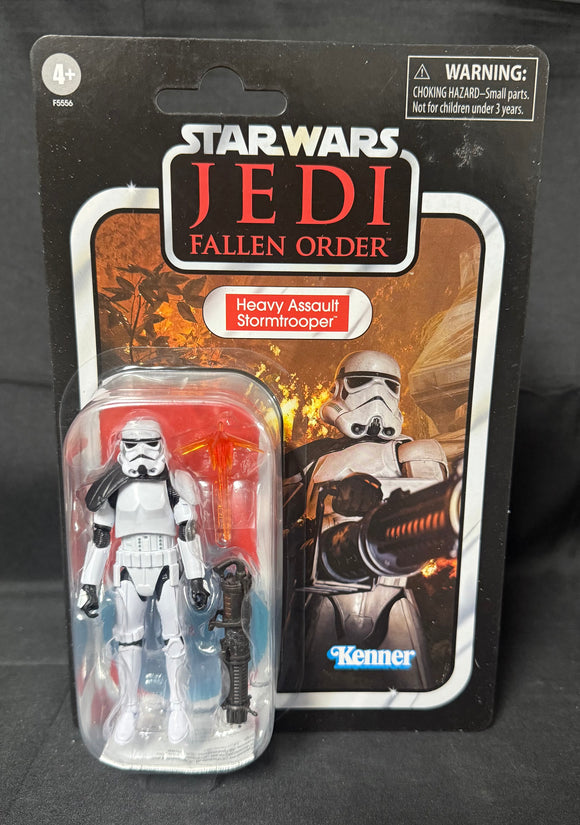 STAR WARS VINTAGE VC-253 HEAVY ASSAULT STORMTROOPER 3.75IN AF