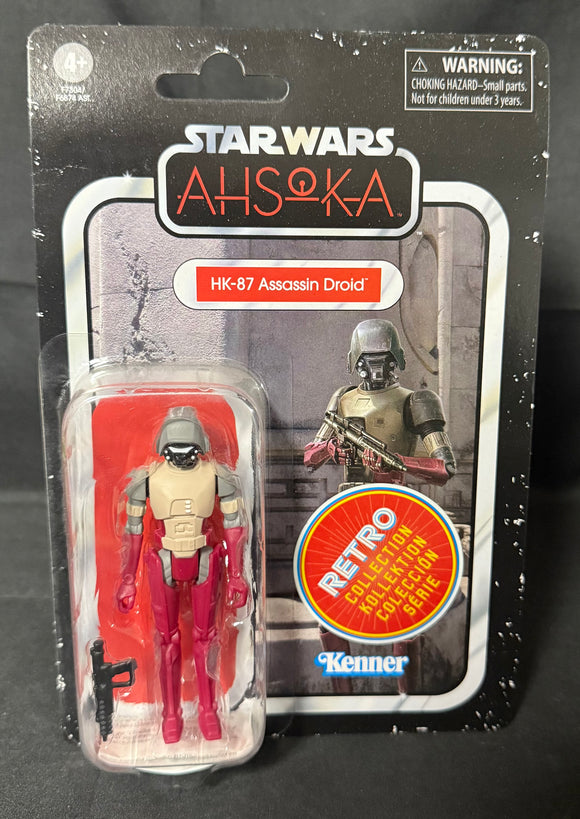 STAR WARS AHSOKA TANO RETRO COLLECTION HK-87 ASSASSIN DROID 3.75IN AF