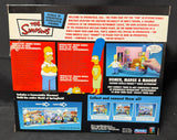 SIMPSONS 2003 WORLD OF SPRINGFIELD THE SIMPSONS HOUSE DIORAMA INTERACTIVE ENVIRONMENT PLAYSET