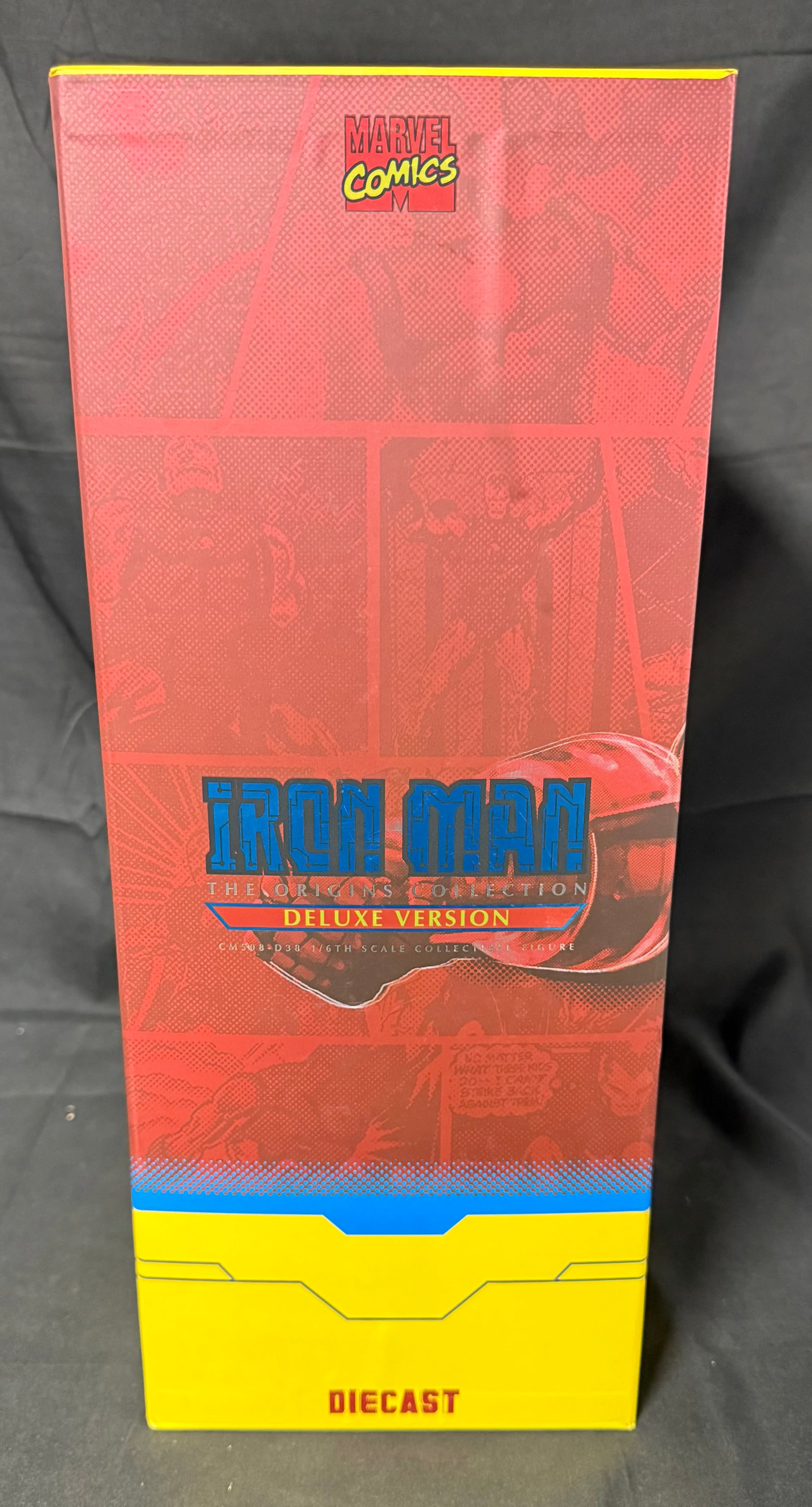 HOT TOYS IRON MAN DELUXE DIECAST 1:6 SCALE FIGURE (COMIC VERSION
