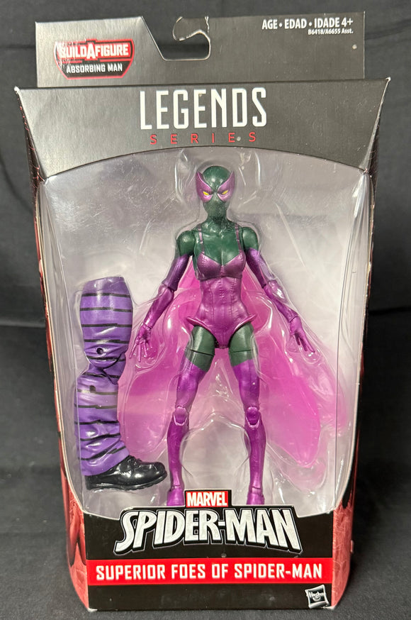 SPIDER-MAN LEGENDS (ABSORBING MAN)  BEETLE 6IN AF