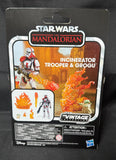 STAR WARS VINTAGE DLX INCINERATOR TROOPER & GROGU EXCLUSIVE