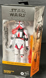 STAR WARS BLACK MANDALORIAN 03 INCINERATOR TROOPER 6IN AF