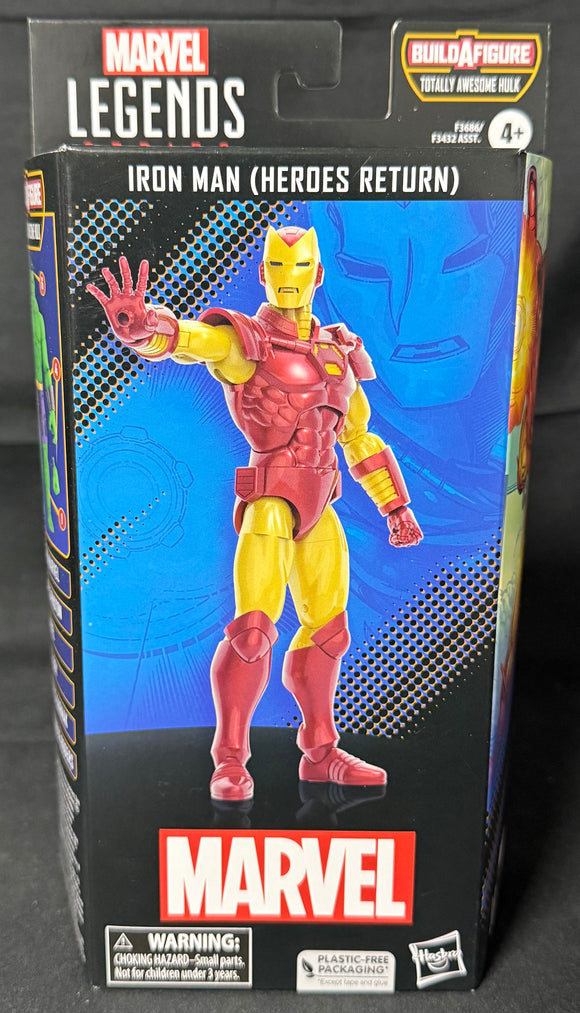 MARVEL LEGENDS (TOTALLY AWESOME HULK BAF) IRON MAN HEROES RETURN 6IN AF
