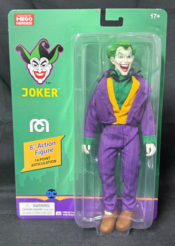 MEGO DC COMICS JOKER 8IN AF