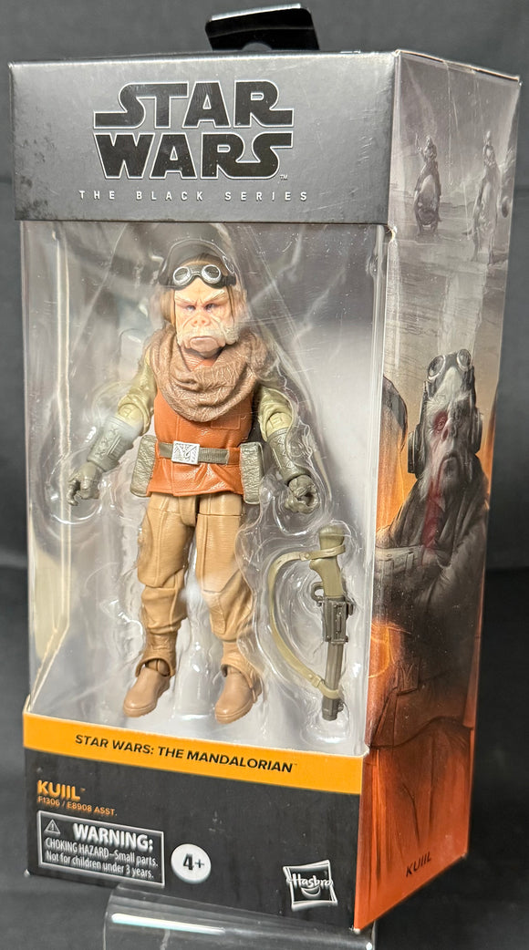 STAR WARS BLACK MANDALORIAN 07 KUIIL 6IN AF