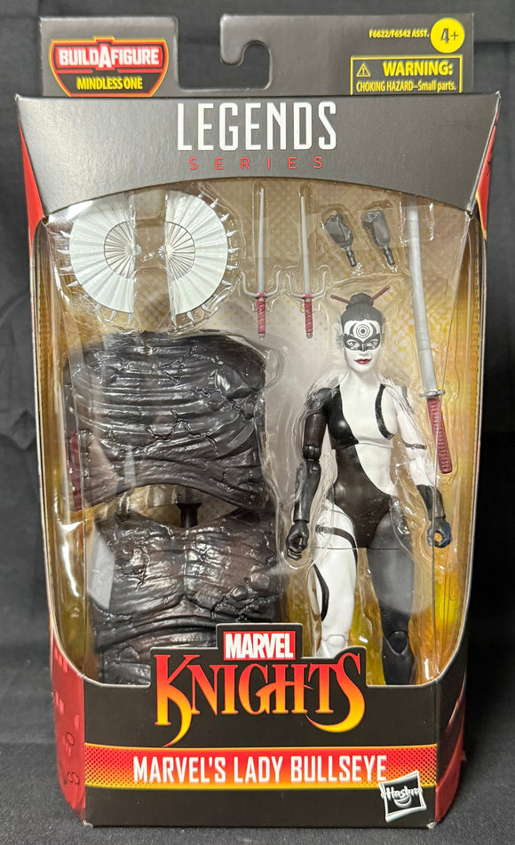 MARVEL LEGENDS (MINDLESS ONE BAF) LADY BULLSEYE 6IN AF