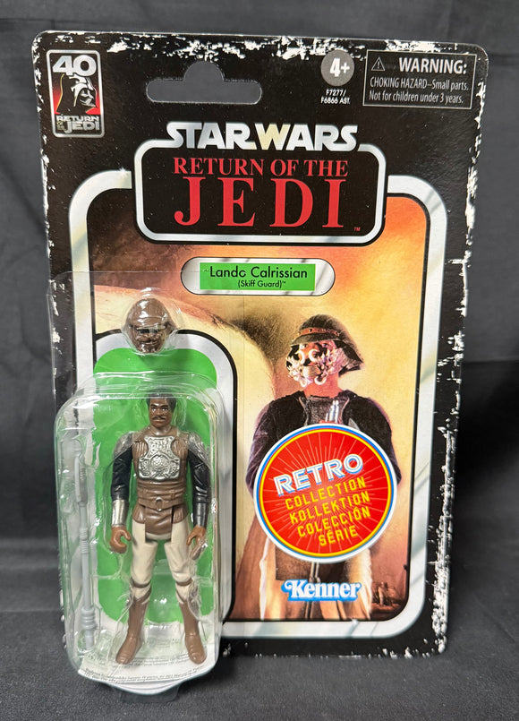 STAR WARS ROTJ RETRO COLLECTION SKIFF GUARD LANDO 3.75IN AF