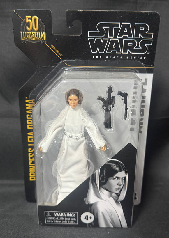 STAR WARS BLACK ARCHIVES PRINCESS LEIA ORGANA 6IN AF