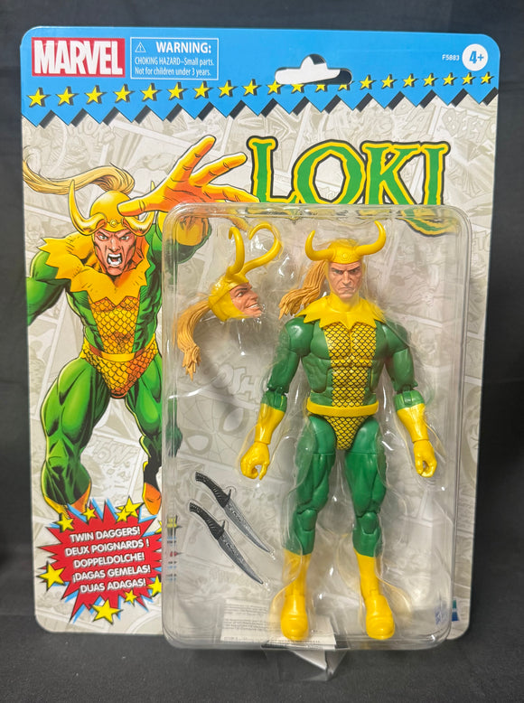 MARVEL LEGENDS VINTAGE LOKI 6IN AF