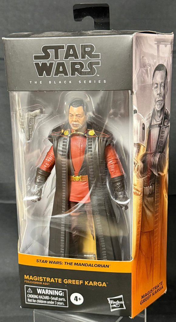 STAR WARS BLACK SERIES MANDALORIAN 24 MAGISTRATE GREEF KARGA 6IN AF