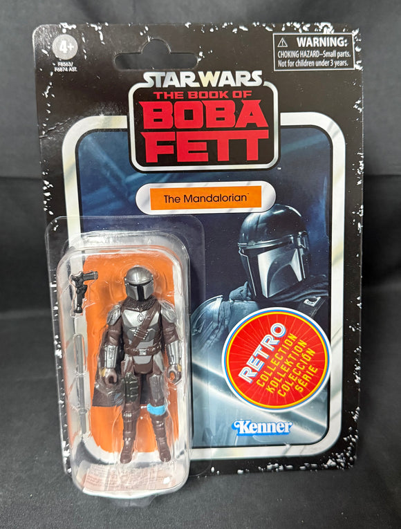 STAR WARS BOBF RETRO COLLECTION MANDALORIAN 3.75IN AF