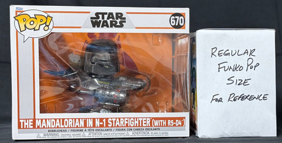 POP STAR WARS 670 MANDALORIAN N-1 STARFIGHTER W/R5-D4