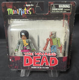 WALKING DEAD MINIMATES SER 2 MICHONNE/ONE-EYED ZOMBIE