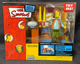 SIMPSONS 2003 WORLD OF SPRINGFIELD MILITARY ANTIQUE SHOP INTERACTIVE ENVIRONMENT PLAYSET
