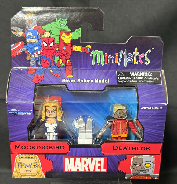 MARVEL MINIMATES SERIES 80 MOCKINGBIRD & DEATHLOK