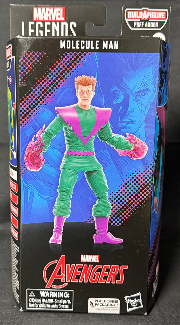 MARVEL LEGENDS (PUFF ADDER BAF) MOLECULE MAN 6IN AF