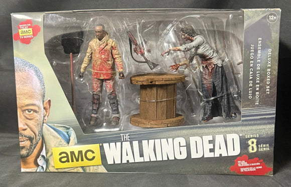 WALKING DEAD TV MORGAN / IMPALED WALKER DLX BOX SET