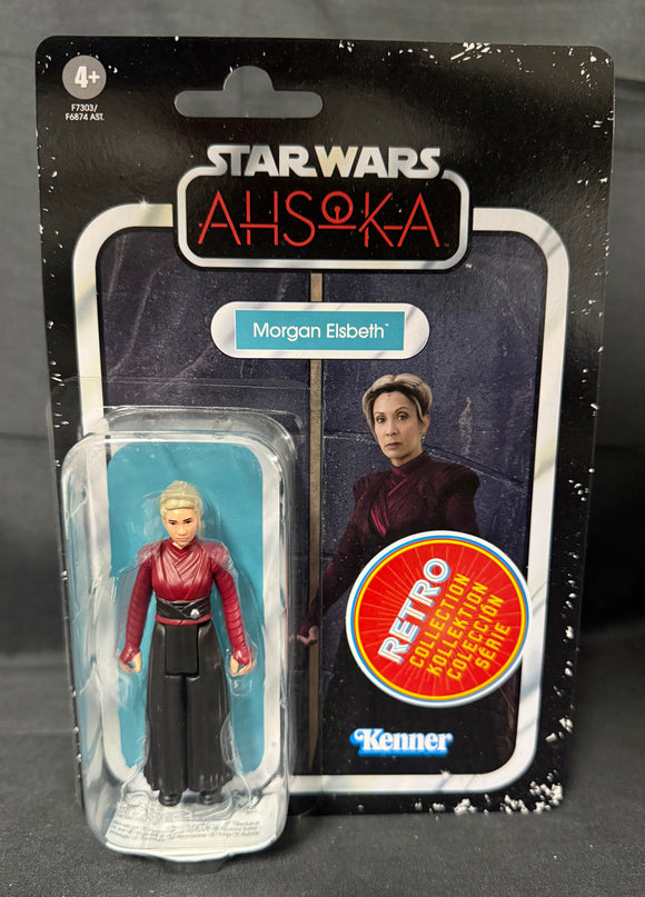 STAR WARS AHSOKA TANO RETRO COLLECTION MORGAN ELSBETH 3.75IN AF