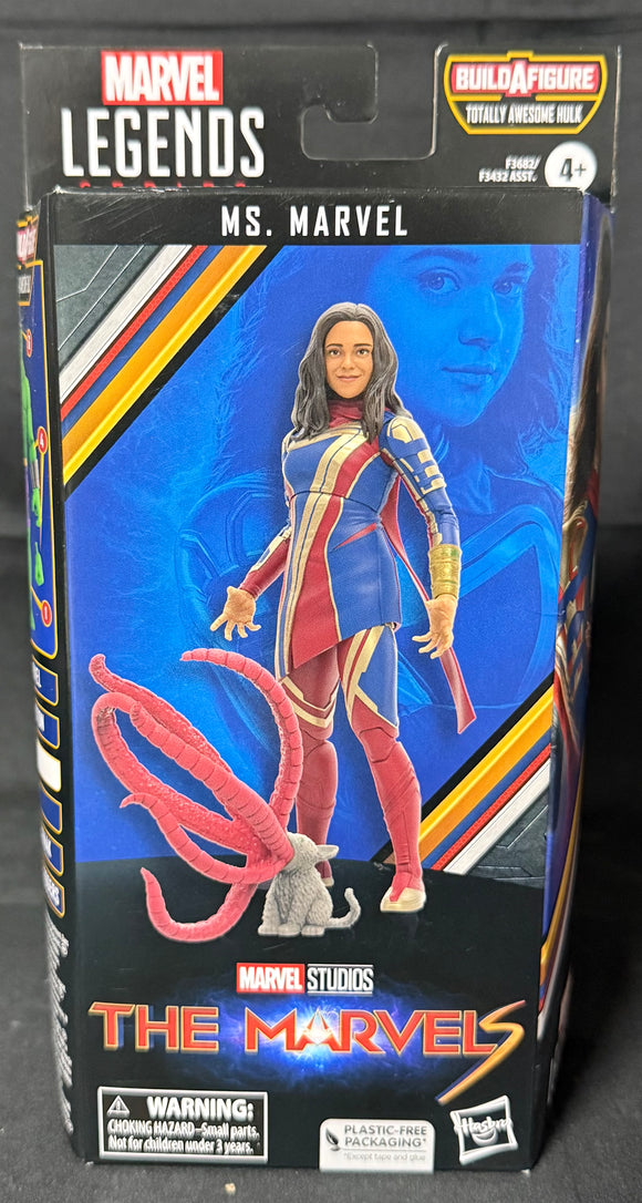 MARVEL LEGENDS (TOTALLY AWESOME HULK BAF) MS MARVEL 6IN AF