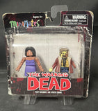 WALKING DEAD MINIMATES SER 6 VARIANT PARTY DRESS MICHONNE/WINTER ZOMBIE