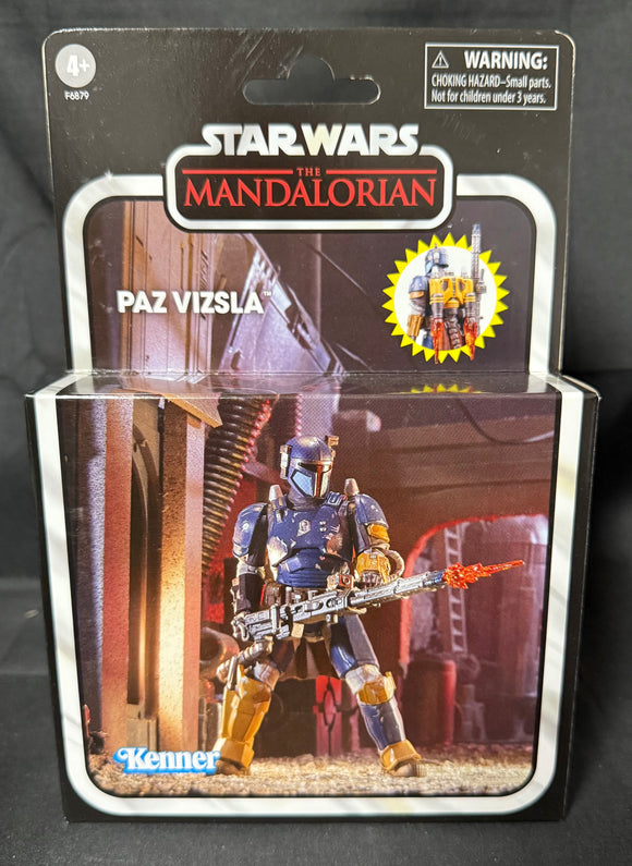 STAR WARS VINTAGE VC- PAZ VIZSLA DLX 3.75IN AF