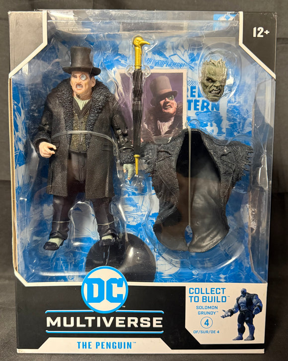 DC MULTIVERSE ARKHAM CITY (SOLOMON GRUNDY BAF) PENGUIN 7IN AF
