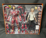 HOT TOYS IRON MAN 3 - PEPPER POTTS & IRON MAN IX 12 IN FIGURE