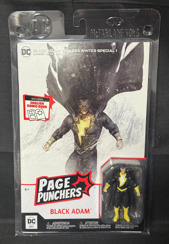 DC PAGE PUNCHERS BLACK ADAM ENDLESS WINTER #1 3IN AF