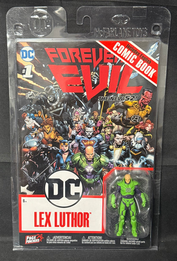 DC PAGE PUNCHERS LEX LUTHOR FOREVER EVIL #1 3IN AF